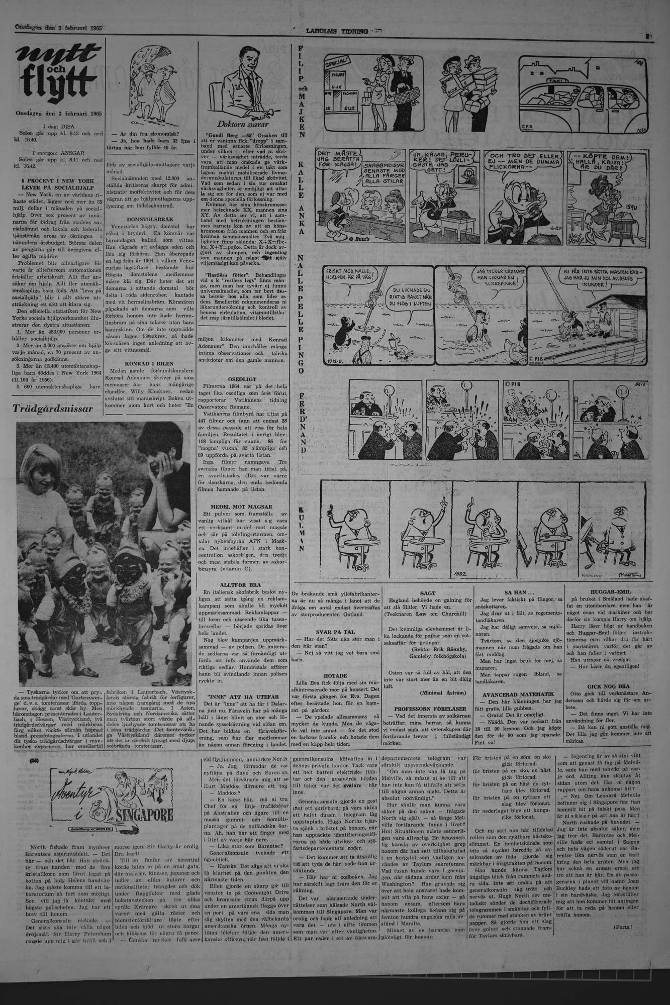 Laholms Tidning Onsdag 3 februari 1965, sida 5