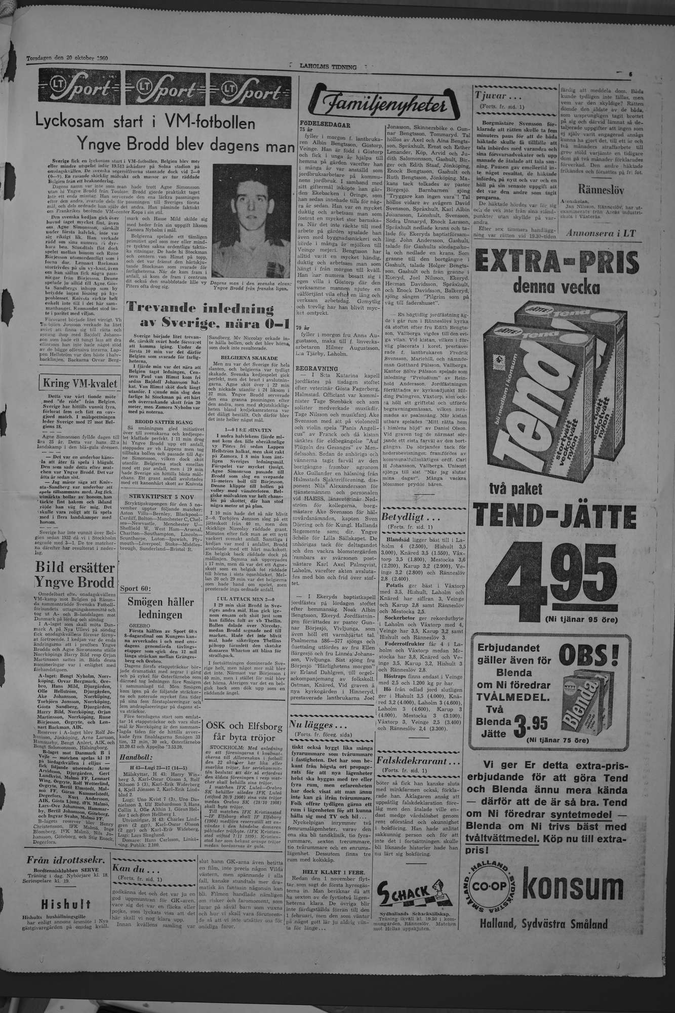 Laholms Tidning Torsdag 20 oktober 1960, sida 5