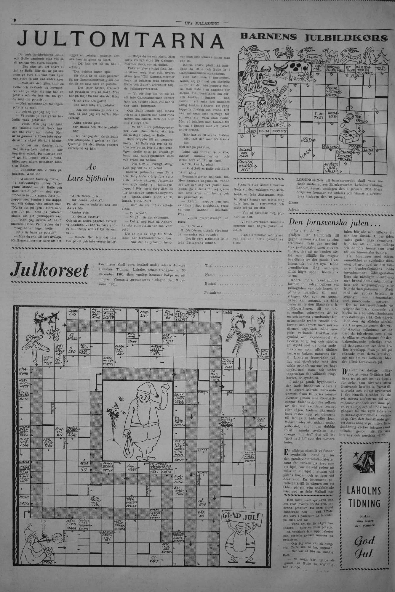 Laholms Tidning Torsdag 22 december 1960, sida 16