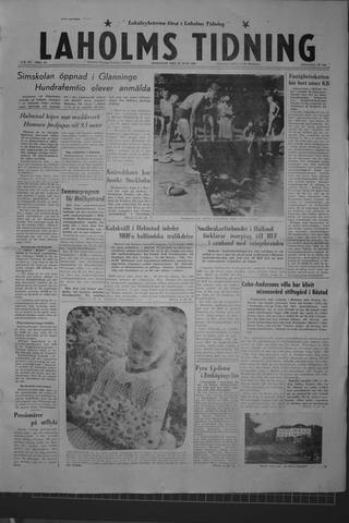 Förstasidan, Onsdag 22 juni 1960