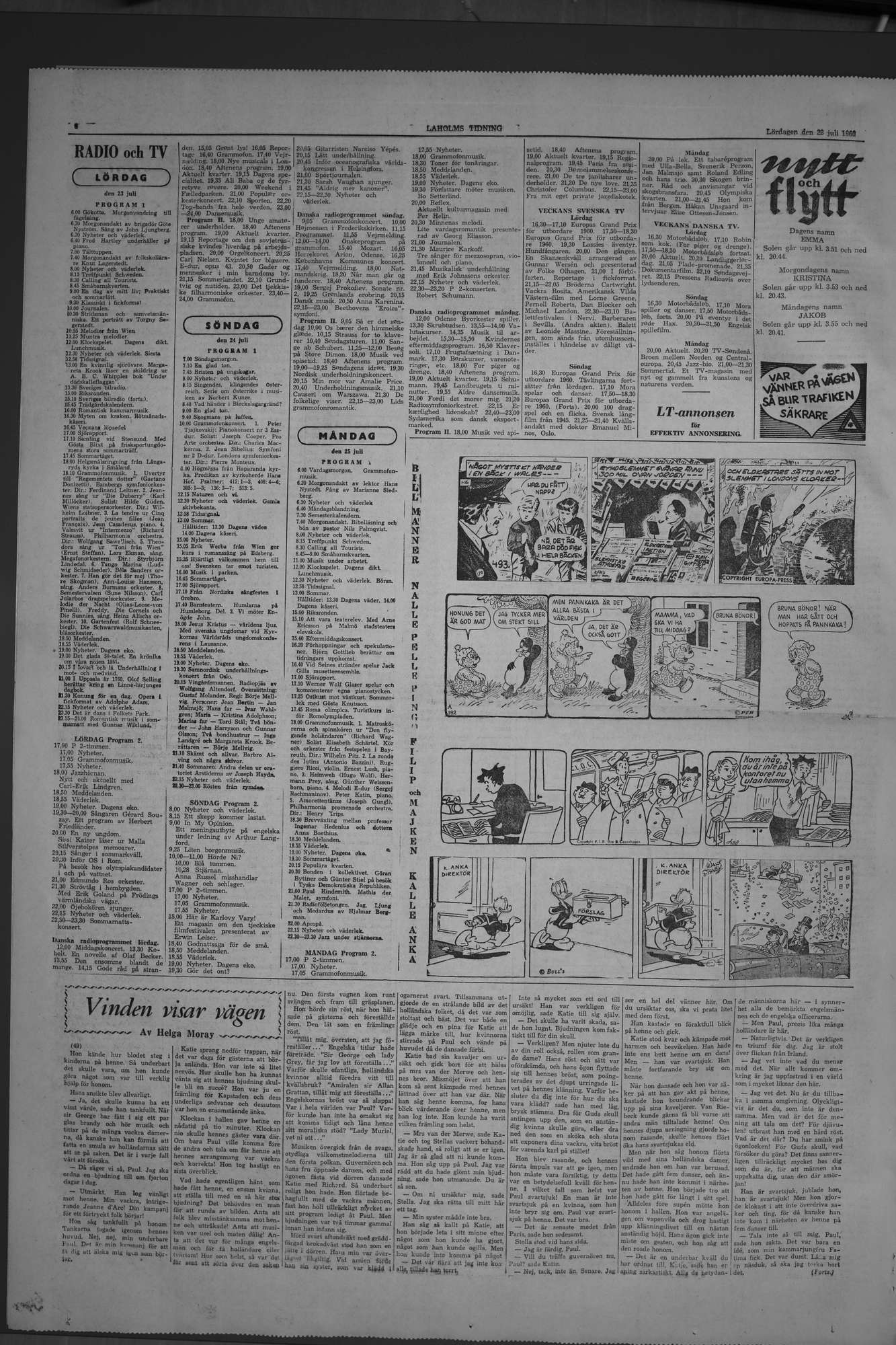 Laholms Tidning Lördag 23 juli 1960, sida 6