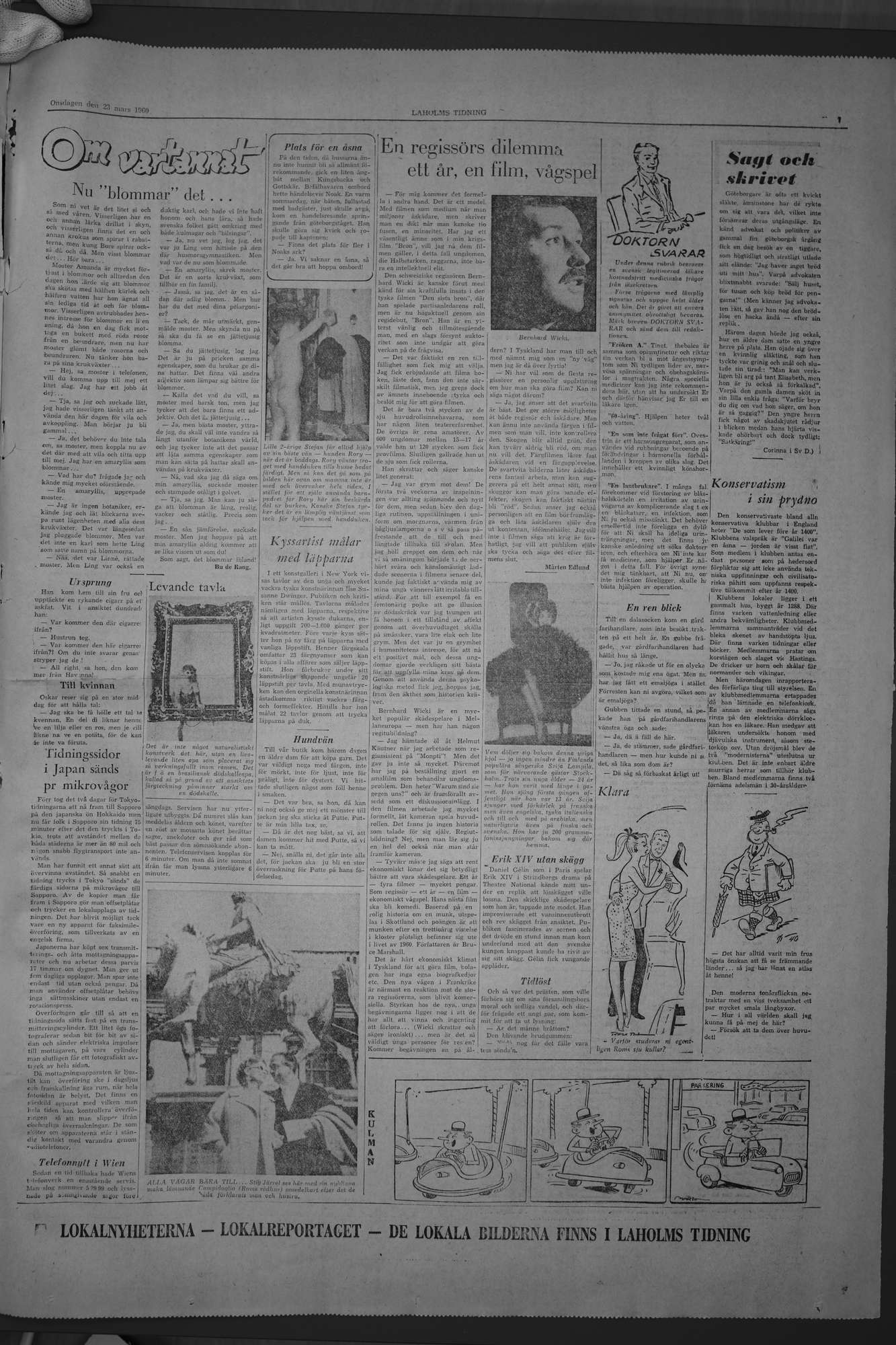 Laholms Tidning Onsdag 23 mars 1960, sida 7