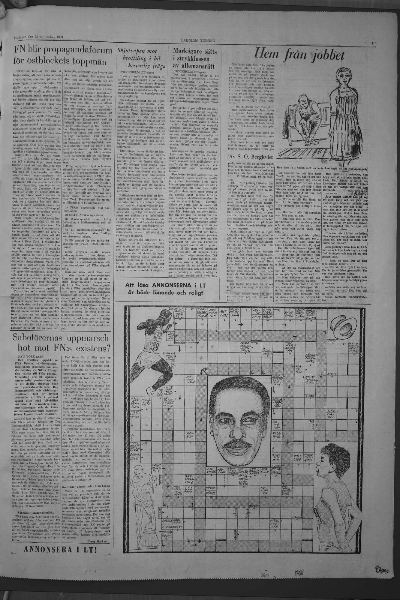 Laholms Tidning Fredag 23 september 1960, sida 7