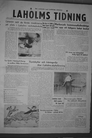 Förstasidan, Onsdag 24 februari 1960