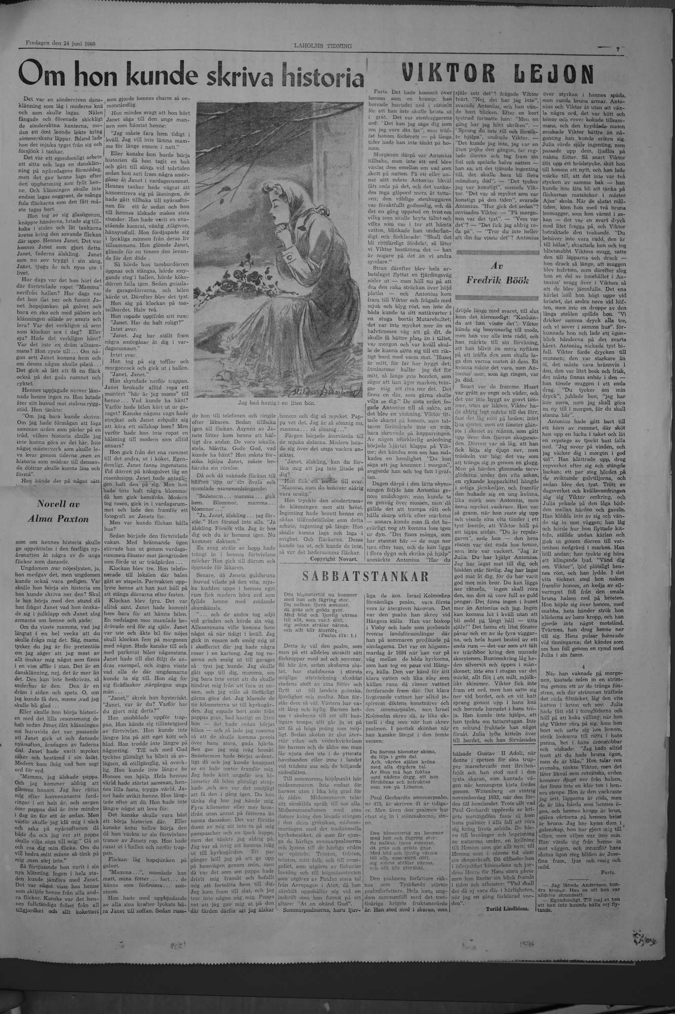 Laholms Tidning Fredag 24 juni 1960, sida 7