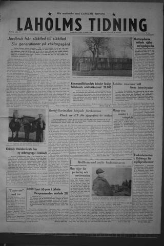 Förstasidan, Torsdag 24 mars 1960