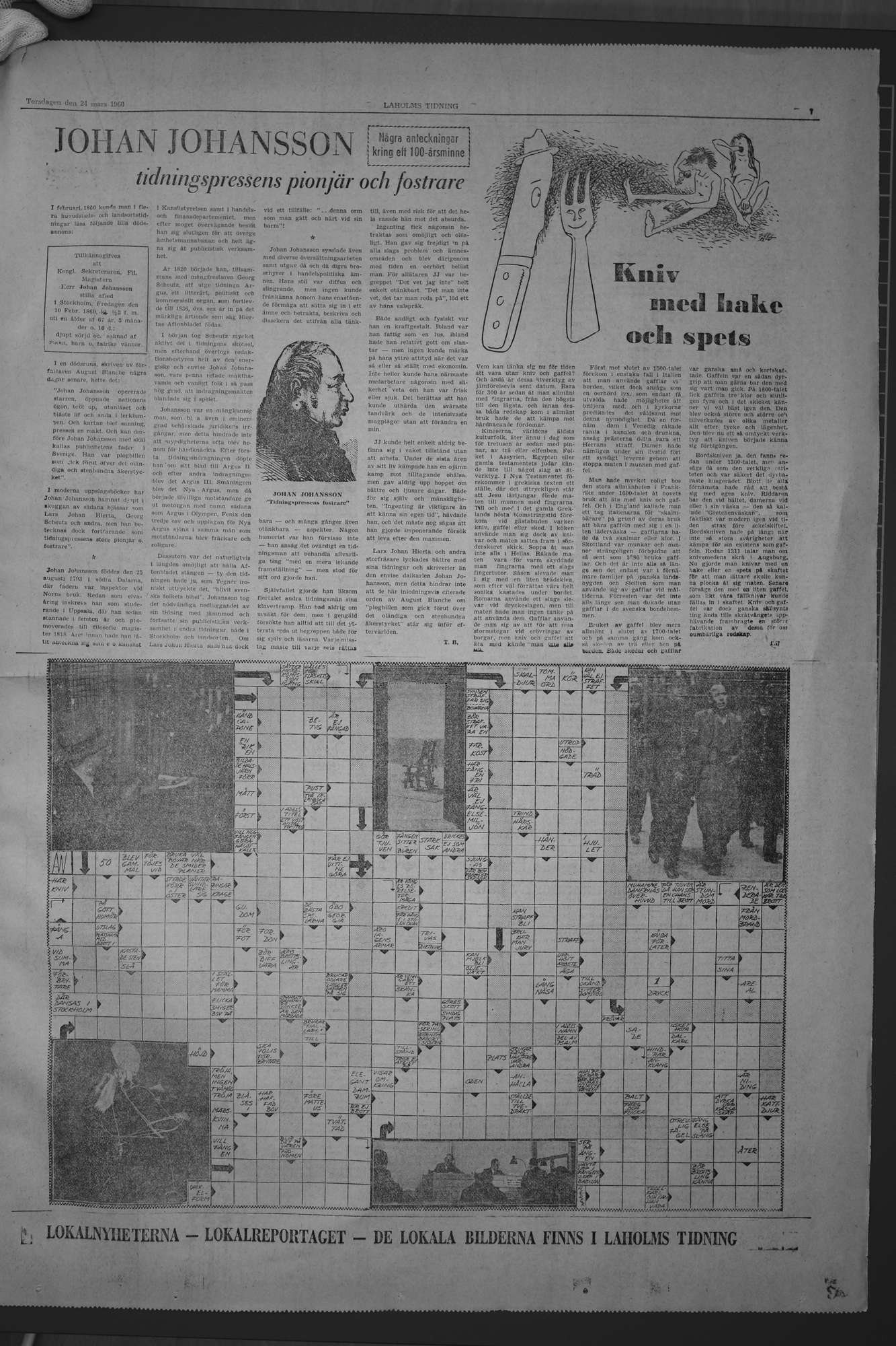 Laholms Tidning Torsdag 24 mars 1960, sida 7
