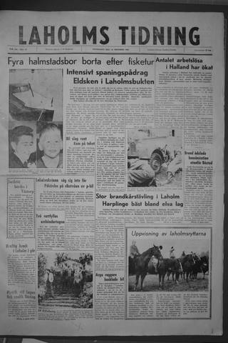 Förstasidan, Måndag 24 oktober 1960