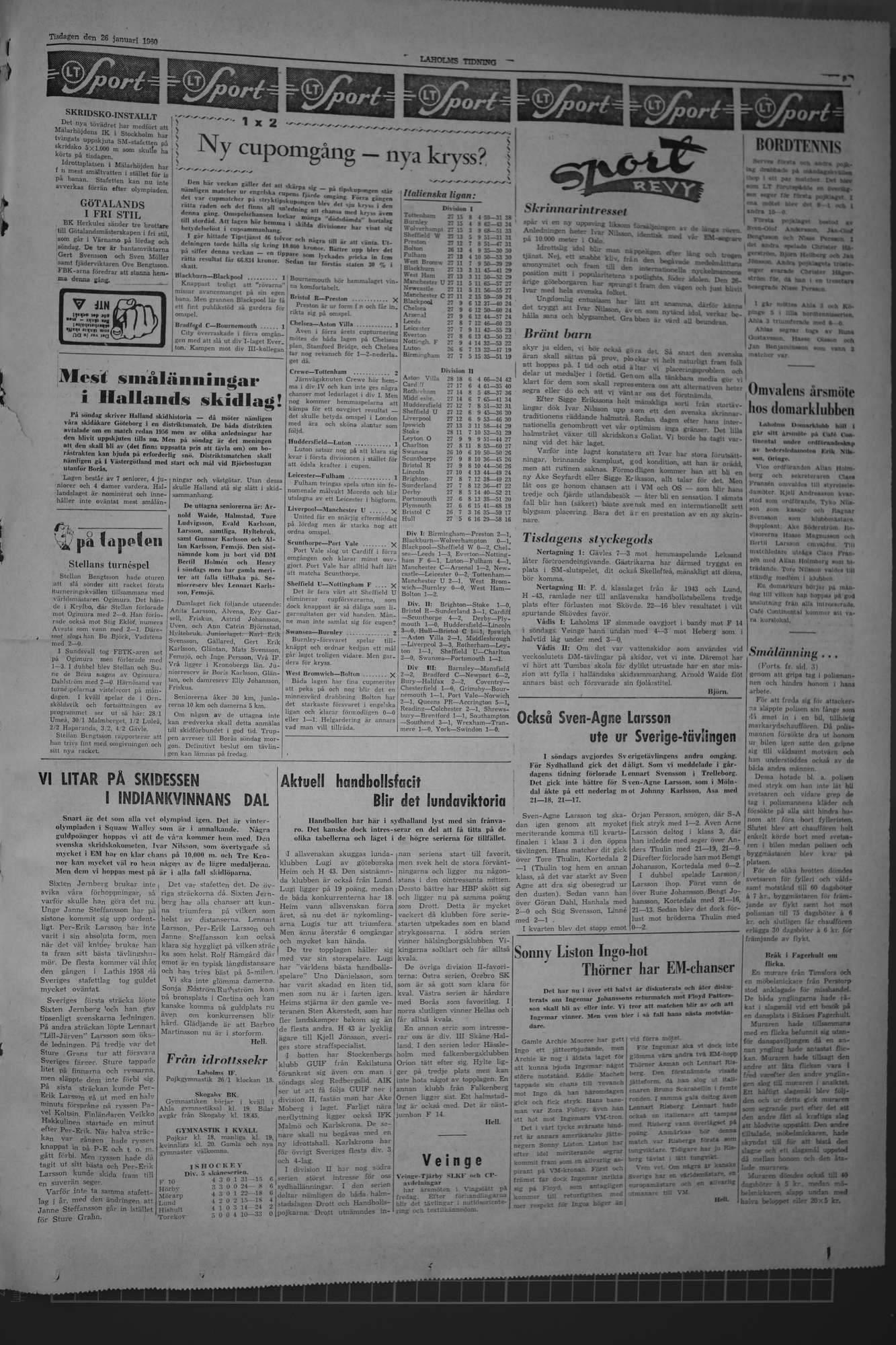 Laholms Tidning Tisdag 26 januari 1960, sida 5