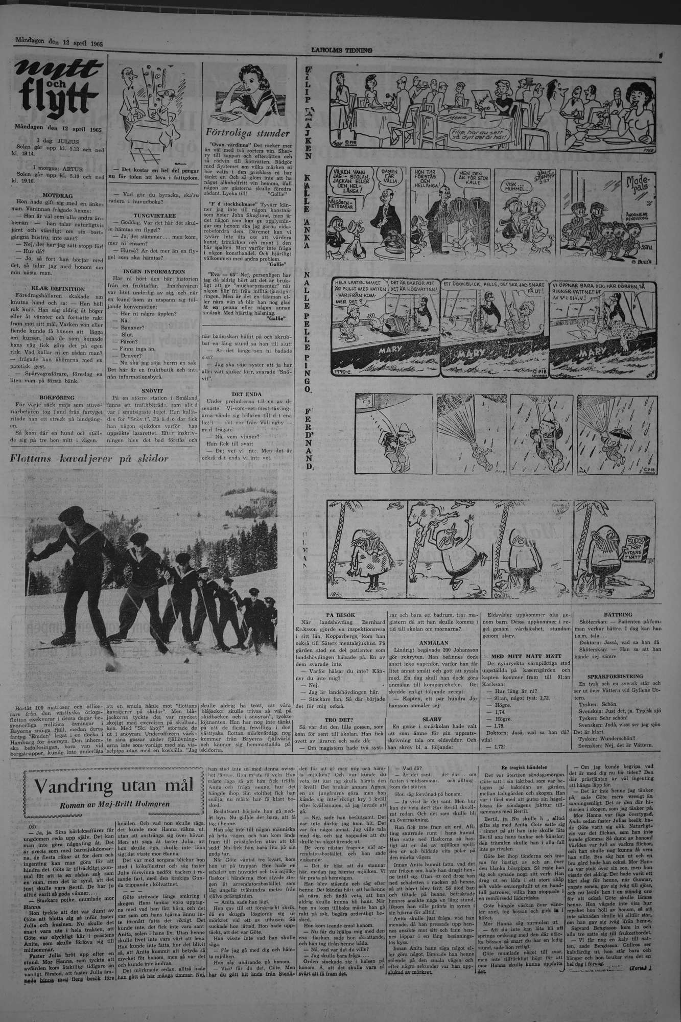 Laholms Tidning Måndag 12 april 1965, sida 5