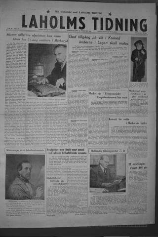 Förstasidan, Lördag 27 februari 1960
