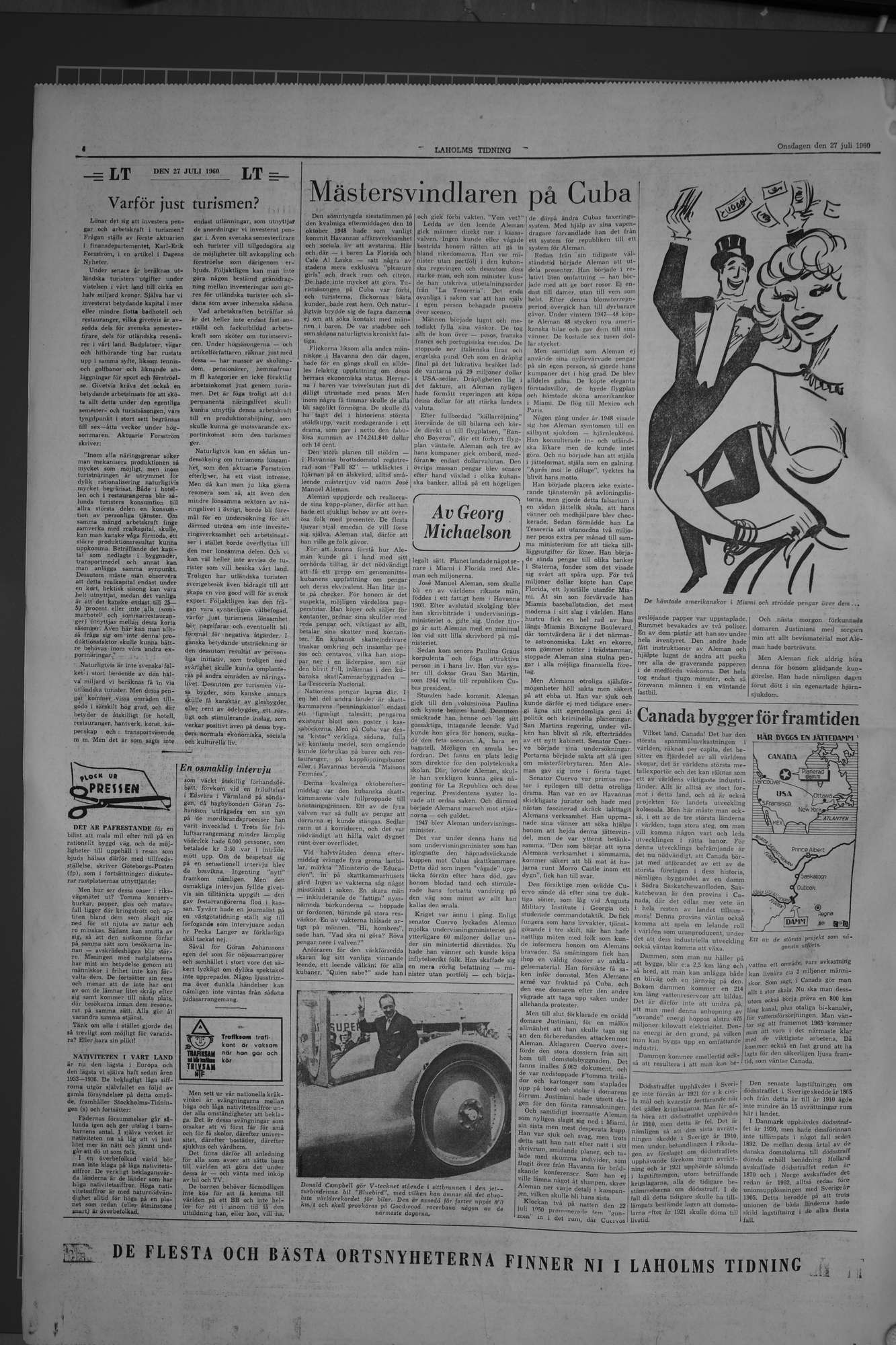 Laholms Tidning Onsdag 27 juli 1960, sida 4