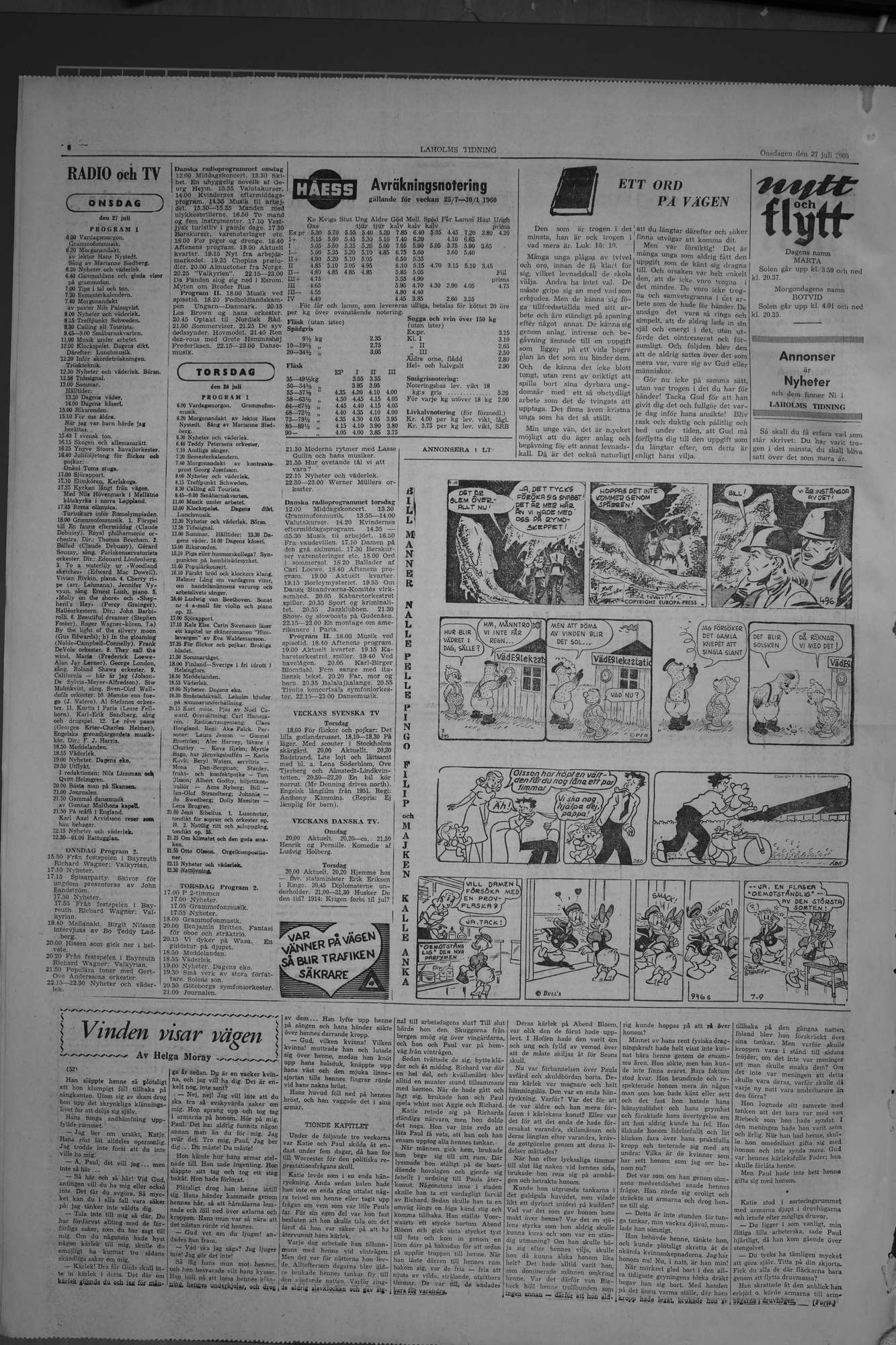 Laholms Tidning Onsdag 27 juli 1960, sida 6