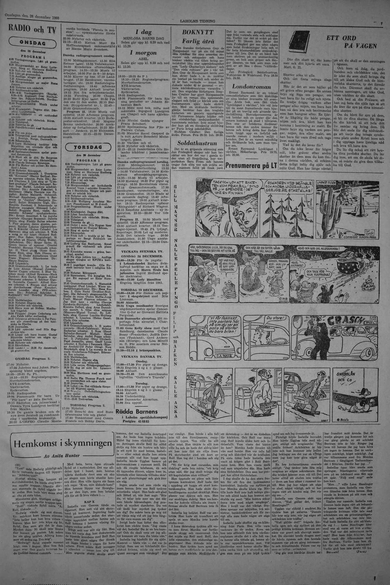 Laholms Tidning Onsdag 28 december 1960, sida 7