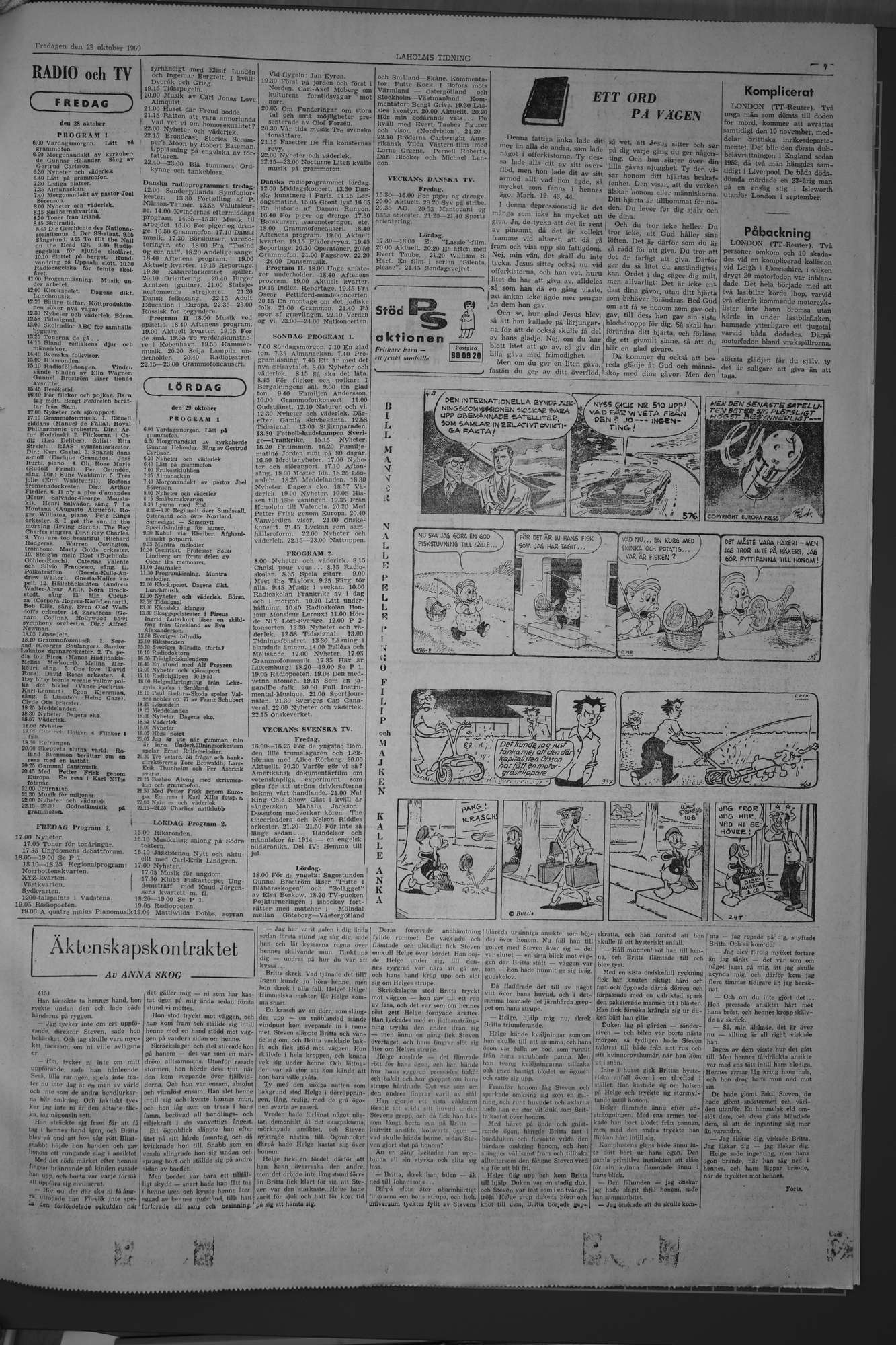 Laholms Tidning Fredag 28 oktober 1960, sida 7