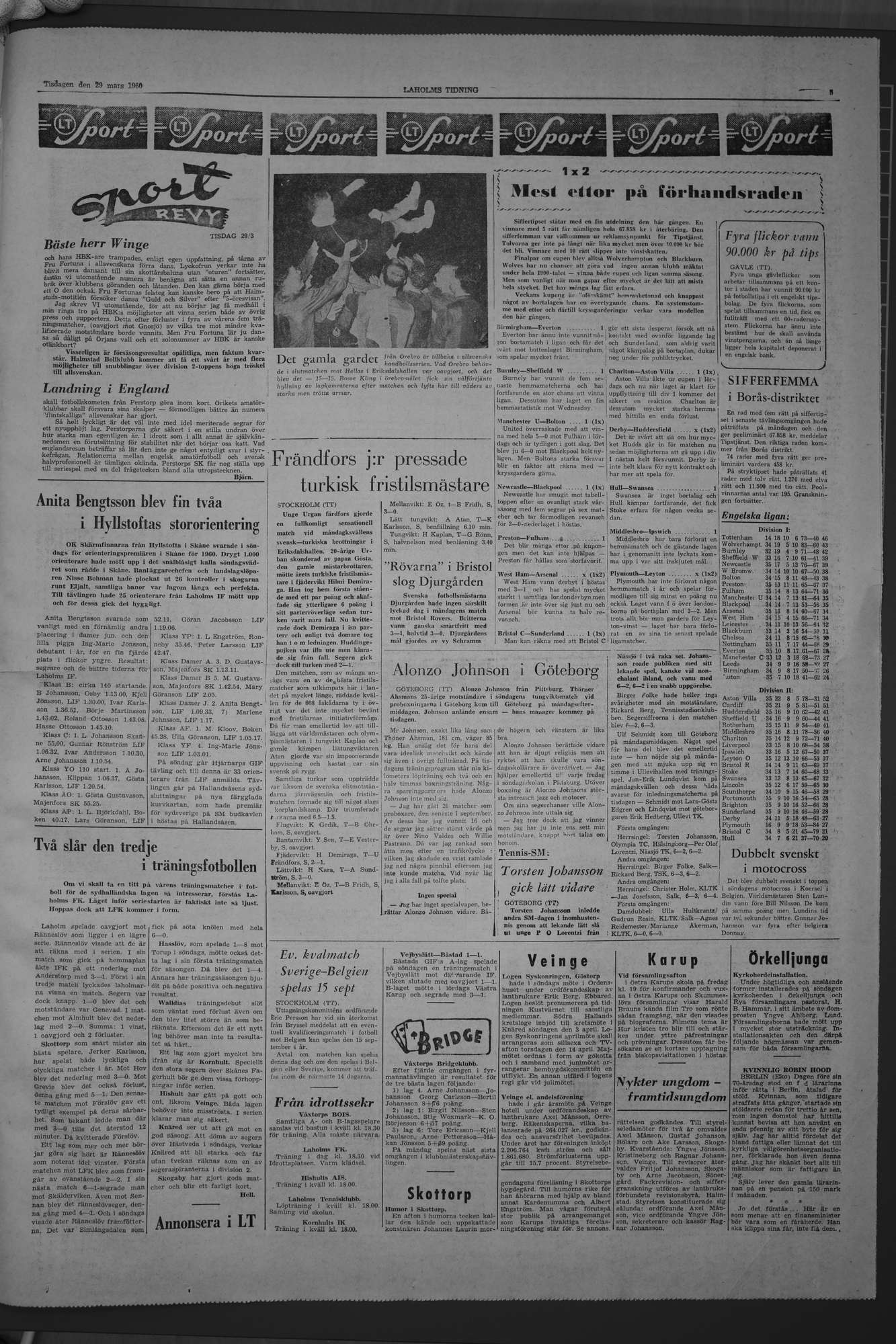 Laholms Tidning Tisdag 29 mars 1960, sida 5