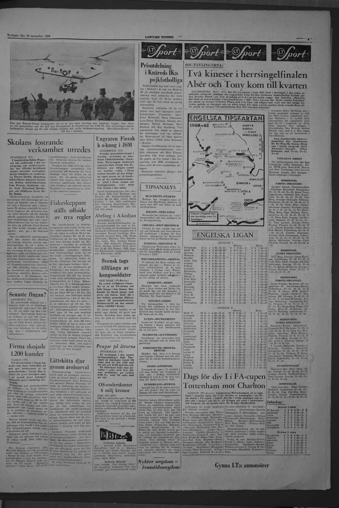 Laholms Tidning Tisdag 29 november 1960, sida 5