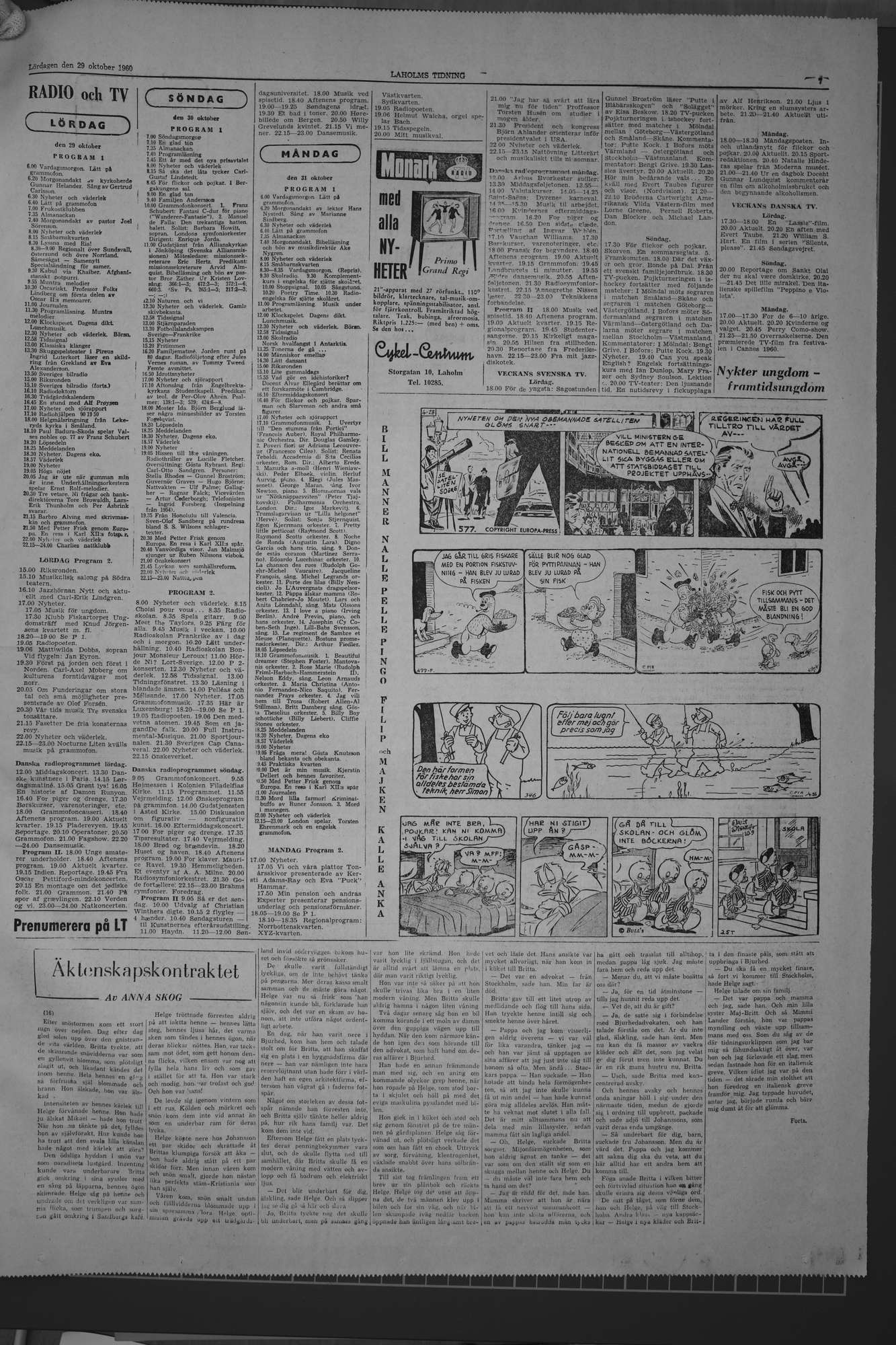 Laholms Tidning Lördag 29 oktober 1960, sida 7