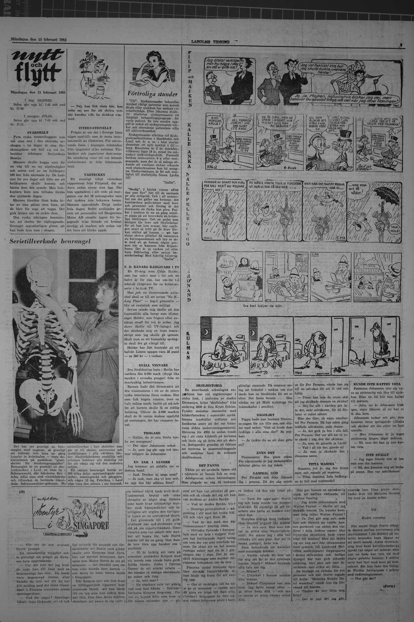 Laholms Tidning Måndag 15 februari 1965, sida 5
