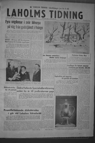 Förstasidan, Onsdag 3 februari 1960