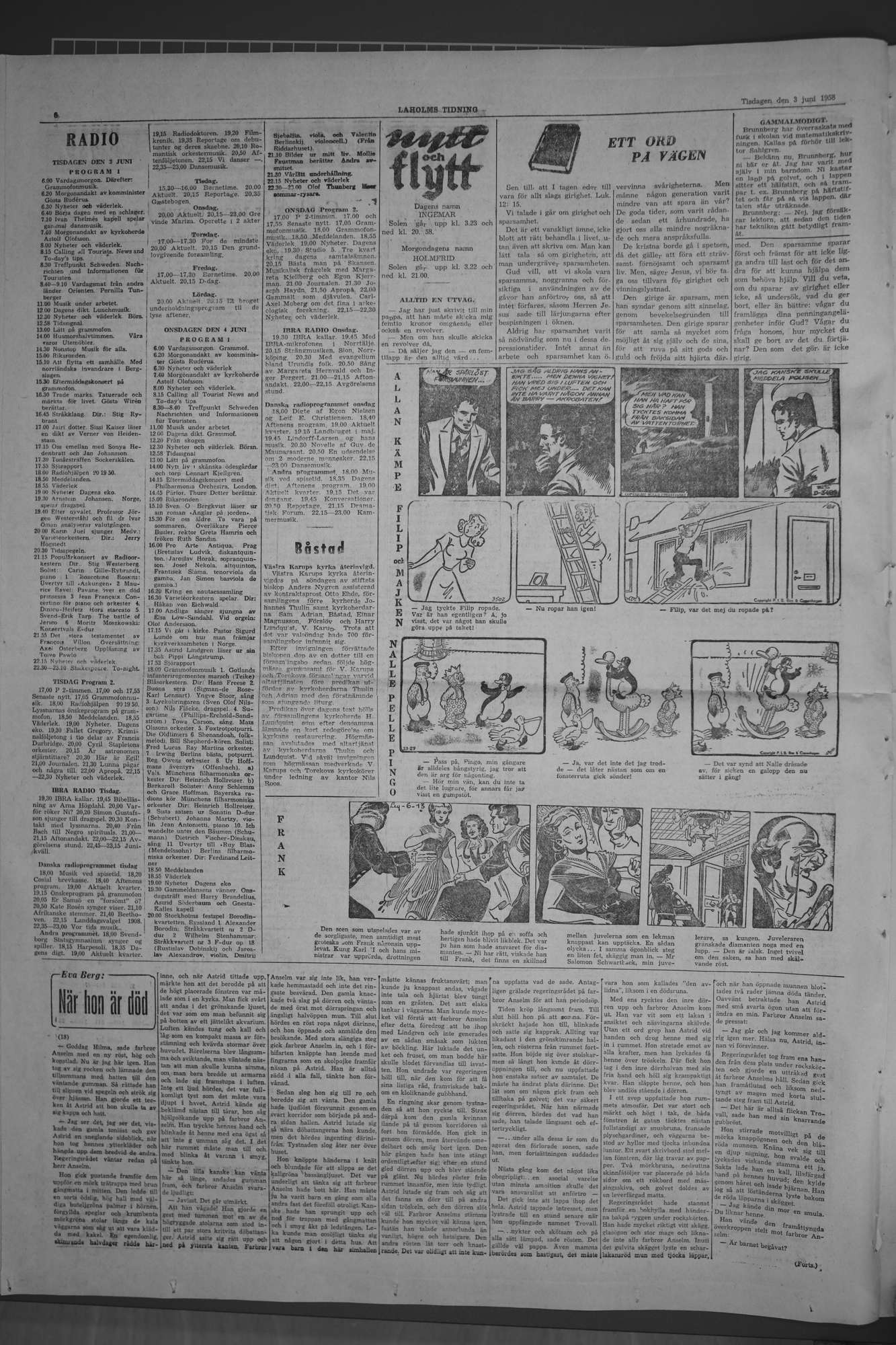 Laholms Tidning Fredag 3 juni 1960, sida 6