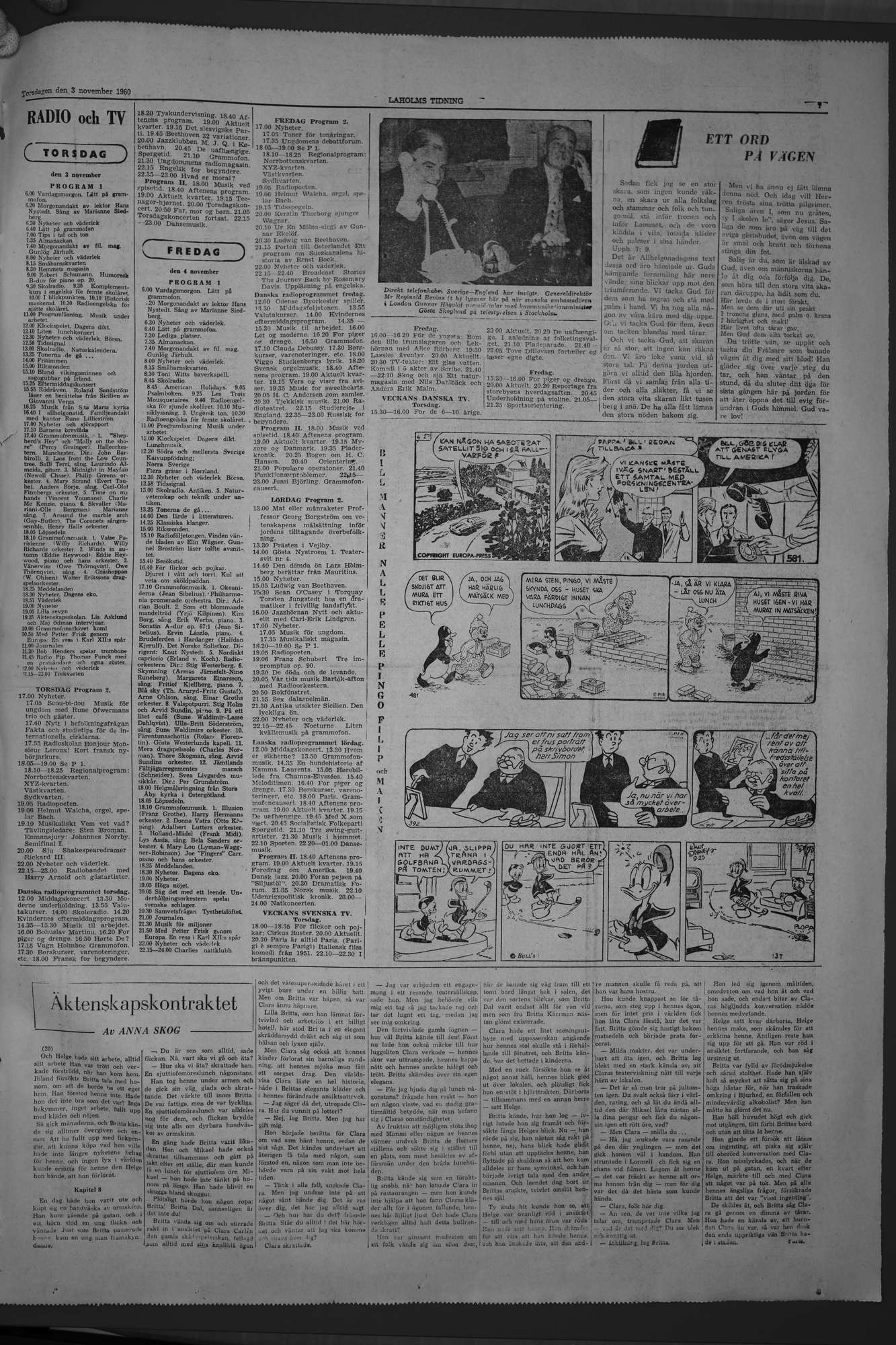 Laholms Tidning Torsdag 3 november 1960, sida 7
