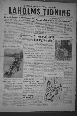Förstasidan, Lördag 30 januari 1960