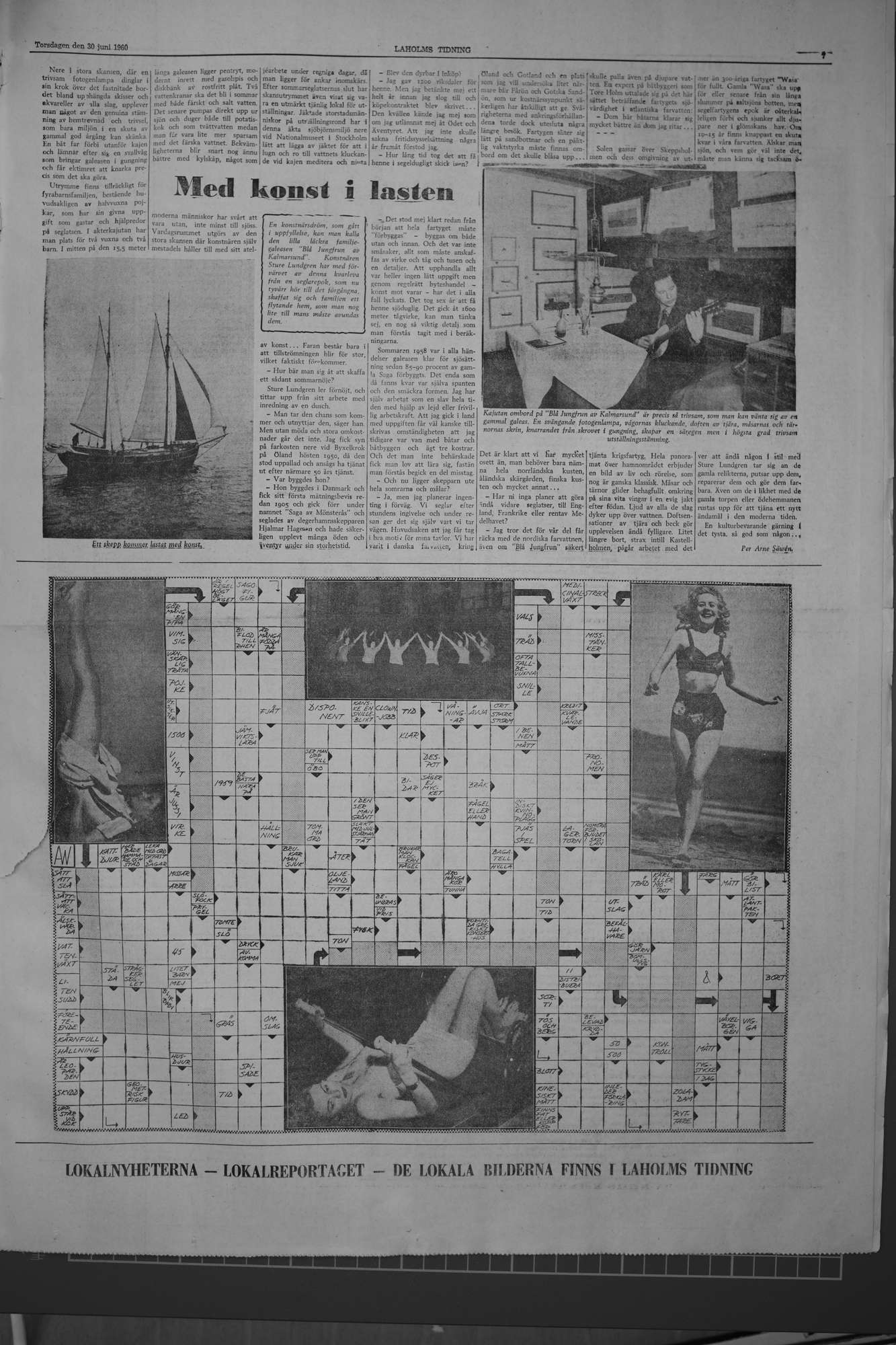 Laholms Tidning Torsdag 30 juni 1960, sida 7
