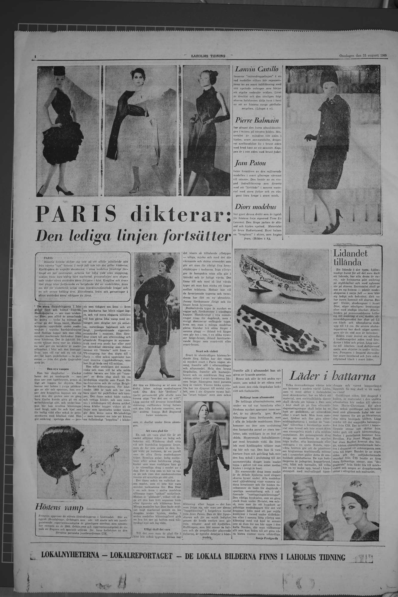 Laholms Tidning Onsdag 31 augusti 1960, sida 4