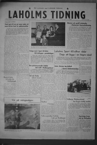 Förstasidan, Måndag 4 april 1960