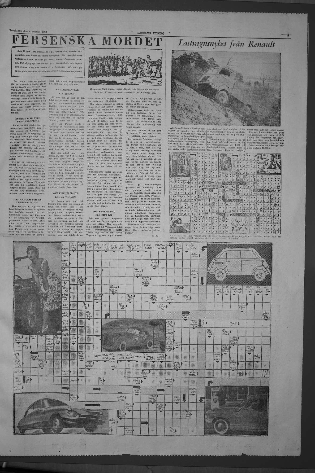 Laholms Tidning Torsdag 4 augusti 1960, sida 7