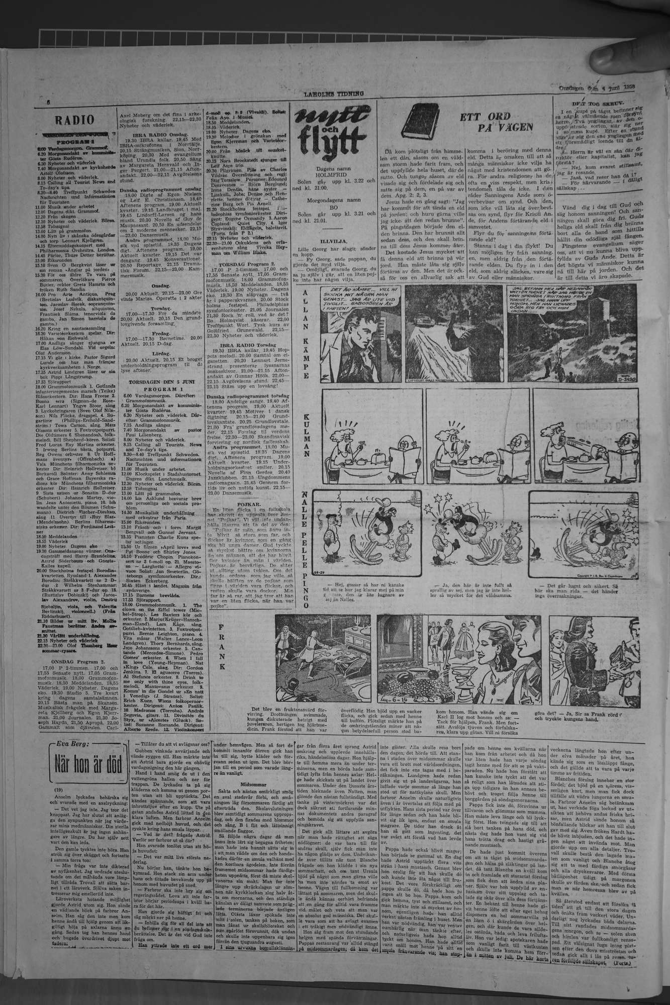 Laholms Tidning Lördag 4 juni 1960, sida 4