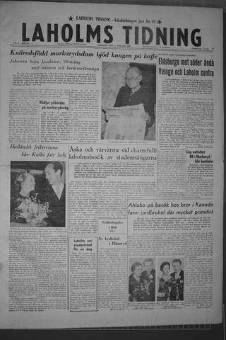 Förstasidan, Tisdag 5 januari 1960
