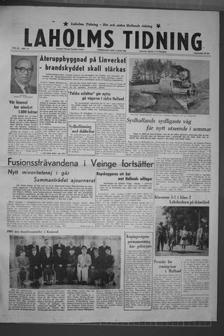 Förstasidan, Torsdag 5 juni 1958