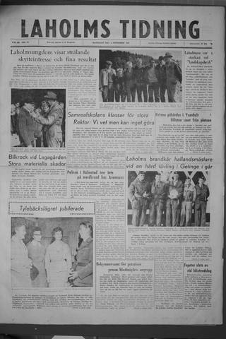 Förstasidan, Måndag 5 september 1960