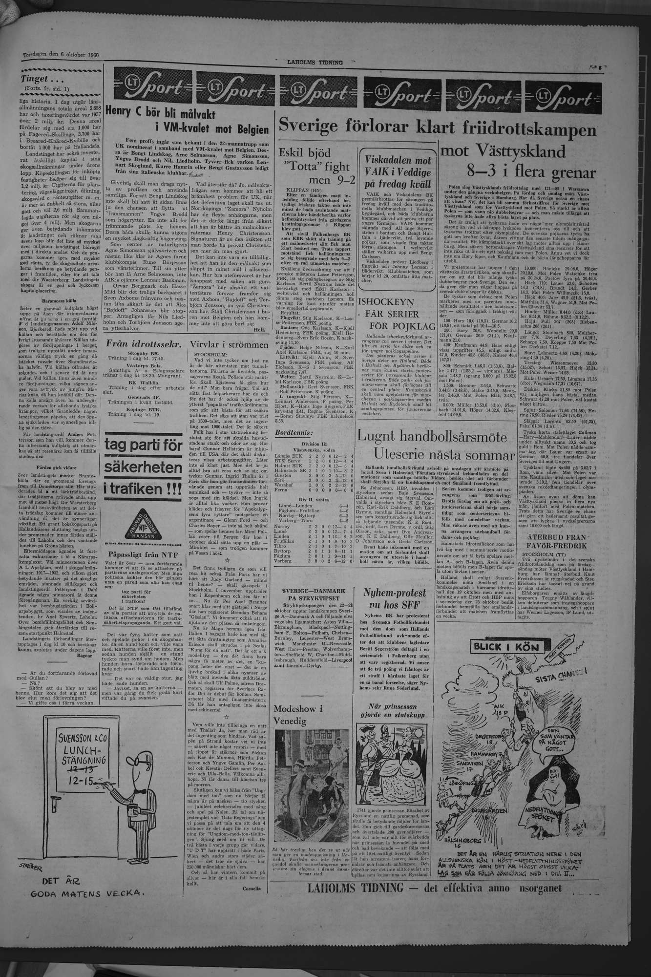 Laholms Tidning Torsdag 6 oktober 1960, sida 5