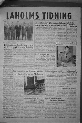 Förstasidan, Torsdag 7 april 1960