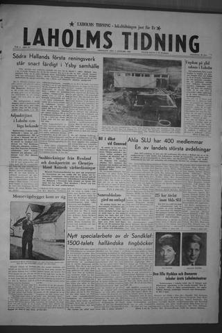 Förstasidan, Fredag 8 januari 1960