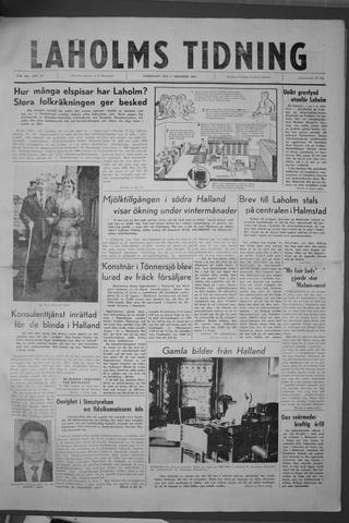 Förstasidan, Lördag 8 oktober 1960