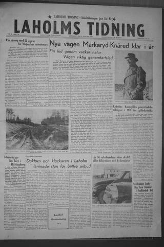 Förstasidan, Lördag 9 januari 1960