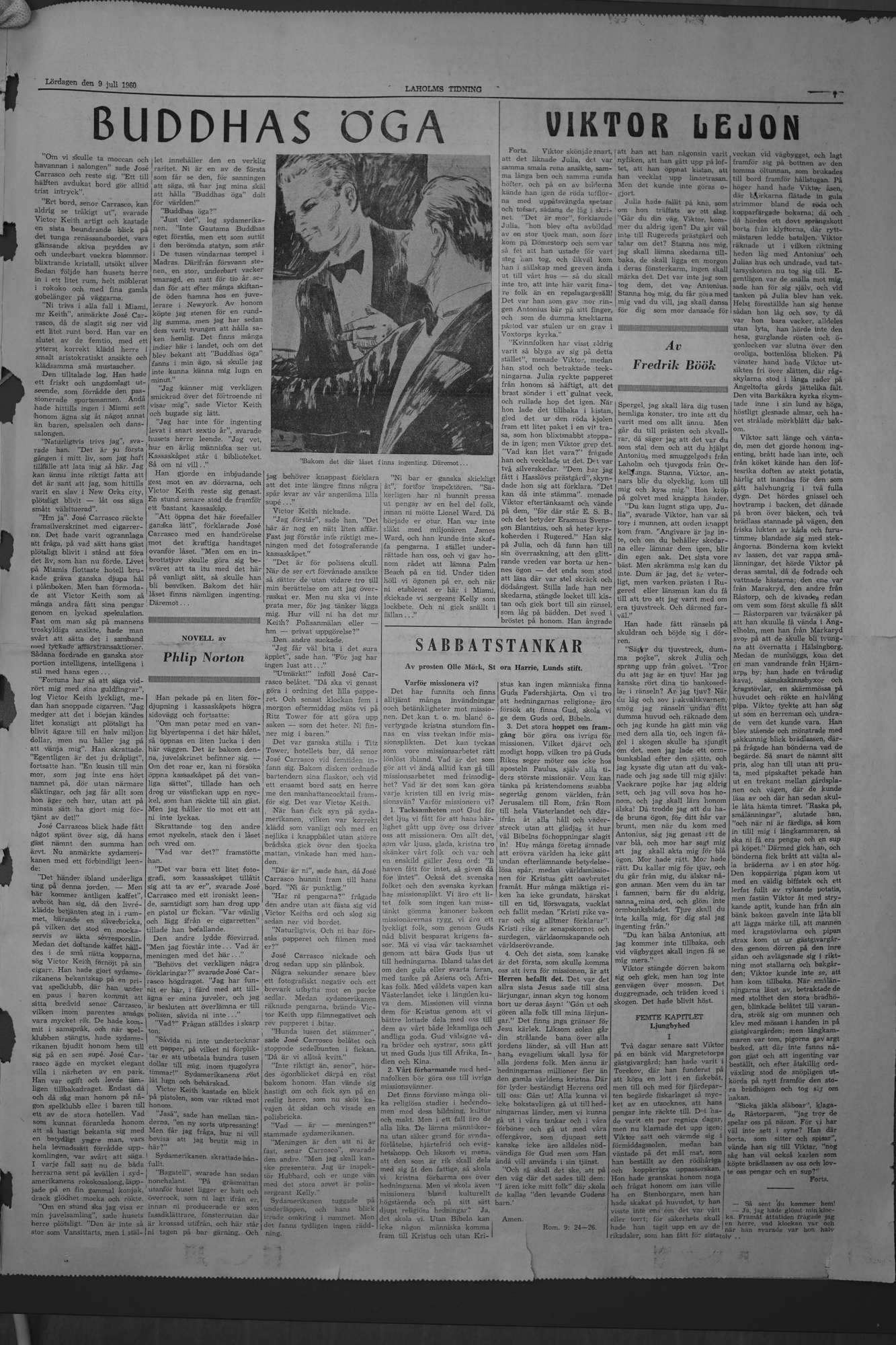 Laholms Tidning Lördag 9 juli 1960, sida 7
