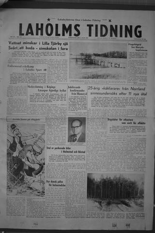 Förstasidan, Torsdag 9 juni 1960