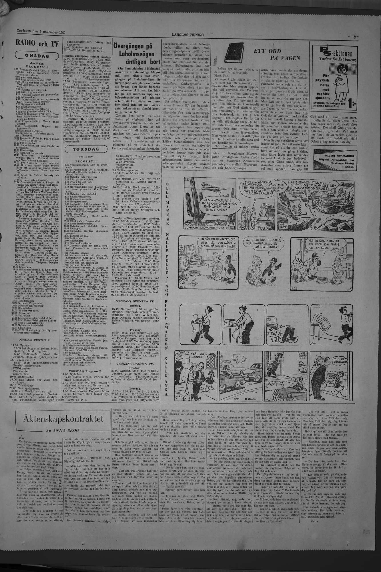 Laholms Tidning Onsdag 9 november 1960, sida 7