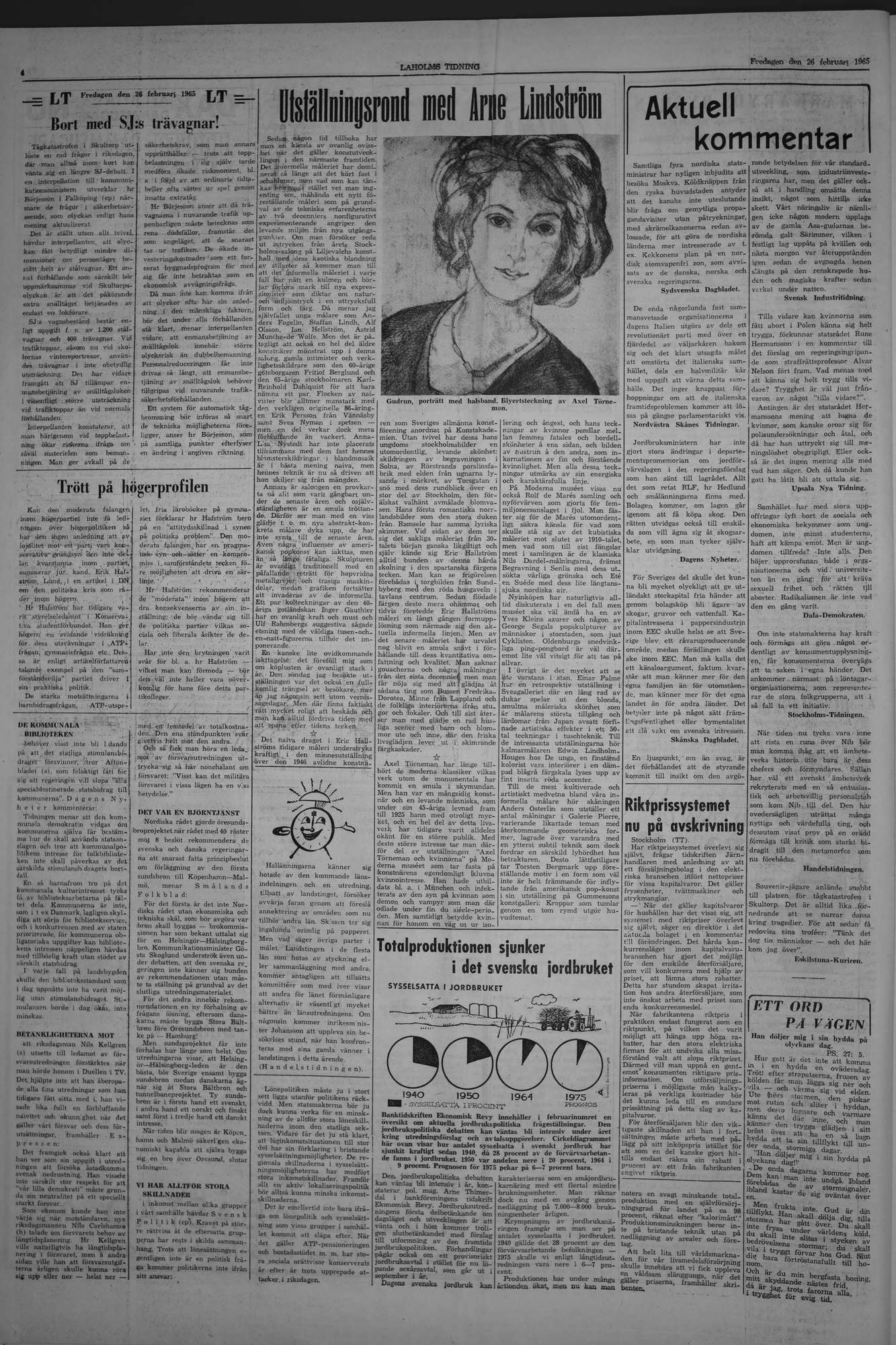 Laholms Tidning Fredag 26 februari 1965, sida 4