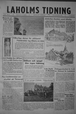 Förstasidan, Fredag 11 augusti 1961