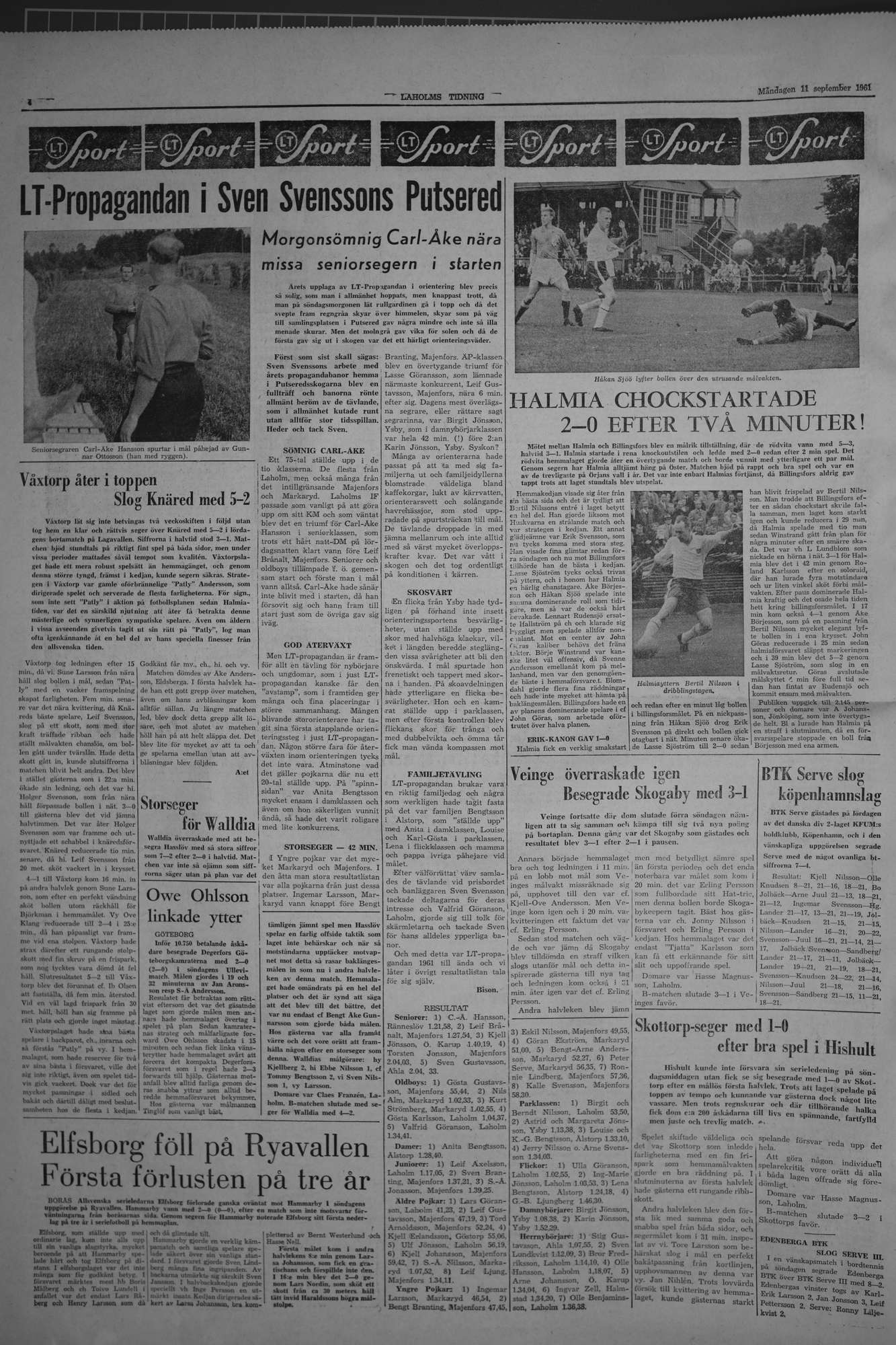 Laholms Tidning Måndag 11 september 1961, sida 4