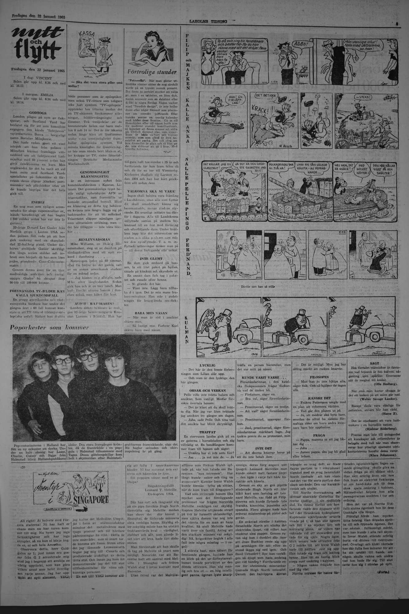 Laholms Tidning Fredag 22 januari 1965, sida 5