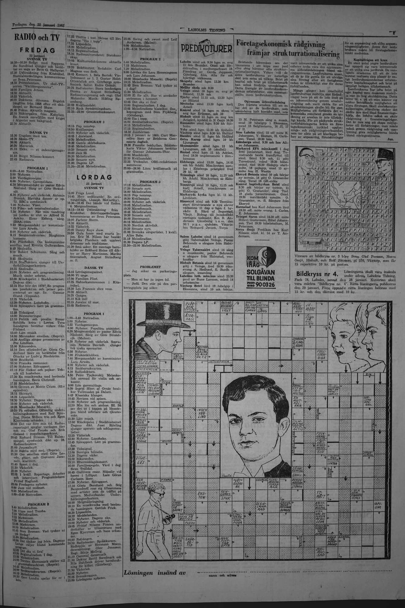 Laholms Tidning Fredag 22 januari 1965, sida 7