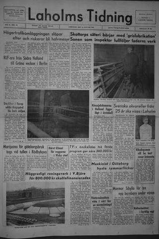 Förstasidan, Lördag 23 januari 1965