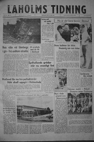 Förstasidan, Fredag 14 juli 1961